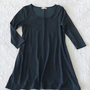 Altar'd State Charcoal Gray Dress Stretch Knit